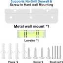 Wall Mount Bracket for Skylight Calendar 15 Inch 1st Gen (NOT Compatible with Calendar 2), Heavy Duty Metal Skylight Accessories with Level & Dual Mounting Kit