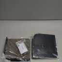 BRAINWAVZ 2-Pack 8 Corner Floating Shelf for Speakers, Books, Decor, Plants, Cameras, Photos, Kitchen, Bathroom, Routers & More Universal Small Holder Acrylic Wall Shelves (Black)