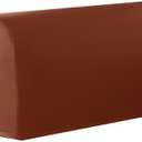 vctops Waterproof Faux Pu Leather Armrest Covers Vintage Stretch Arm Covers for Chairs Couch Sofa Armchair Slipcovers for Recliner Sofa 2pcs, Orange