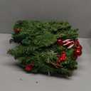 Christmas Garland with Lights 9FT Timer Prelit Garland Battery Operated Outdoor Indoor Christmas Decorations 30 LEDs Lighted Garland for Stairs Railing Fireplace Mantle Front Door Home Holiday Decor