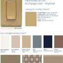 Leviton Renu Dimmer Switch Companion for Multi-Location Dimming, RE00R-WC, Warm Caramel