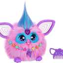 Furby Cotton Candy, 15 Fashion Accessories, Interactive Plush Toys for 6 Year Old Girls & Boys & Up, Voice Activated Animatronic, Pink & Blue 