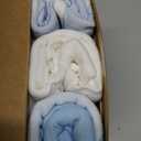 3-Pack Organic Baby Swaddle Sleep Sacks - Swaddles for Newborns, Infant 0-3 Months, Baby Girls, Boys, Soft & Snug Newborn Sleep Sack, Nursery Swaddling Blankets (ABC Land Cloud)