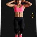 Rubber King Multi-Purpose Exercise Mat - 4' x 6' x 3mm - 100% Recycled Thick Rubber Mat for Home Gym Flooring, Non-Slip, Low-Odor Durable Workout Mat for Indoor/Outdoor, Shoe-Friendly - Black
