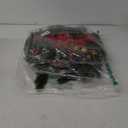 Christmas Wreaths for Front Door, 24in Winter Wreaths for Indoor and Outdoor Christmas Decorations, Christmas Door Wreath with Red Christmas Flowers and Golden Ball, Pine Cones, Leaves for Christmas Decor