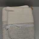 Little Hippo Baskets XXXL Large Cotton Rope 22"x22"x14" Storage Woven Blanket Living Room Toy Basket for Organizing, Baby Gift, Kids Organizer (White with Stitching)