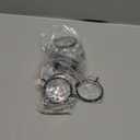 Curtain Rings with Clips,18 PCS Luxury Drapery Clips with Rings-Premium Metal with Quiet,Smooth Nylon Inserts,1 7/10" Inside Diameter,Fits up to 1.5inch Rod,Black