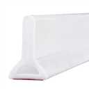 2021 Collapsible Threshold Water Dam -Bathroom Water Stopper Flood Silicone Shower Barrier Dry And Wet Separation Collapsible Shower Threshold (72 Inch)