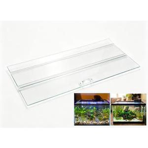 29.21in(L) × 12.4in(W) X0.16in(Thickness) Foldable Glass Fish Tank Lid, Aquarium Hood top lid Cover Suitable for 29 Gallon Aquarium Fish Tank