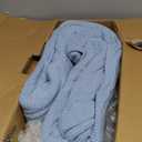 Beautyrest Electric Blanket Luxurious Micro Fleece Ultra Soft Ribbed Textured, Cozy and Snuggly Cover for Cold Weather, Fast Heating, Auto Shut Off, 20 Level Heat Setting Controller, King, Blue