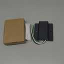 VANoopee H Track Floating Canopy Connector Black for Single Circuit H Type Rail, Cover Compatible With Halo System, LED Lighting Accessories Kit, Easy Install