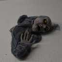 JOYIN Halloween Decorations Outdoor Light-Up Zombie Groundbreaker with bloodstain and Creepy Sound for Halloween Outside Decor, Lawn, Yard, Patio, Graveyard Decoration, Haunted House Prop