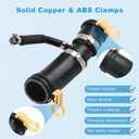 WMPHE Thermostat Tube Throttle Body Heater Compatible with Land Rover Range Rover Sport Velar LR4 Defender Discovery 2013-2023, Replacement for LR049990 LR045239 Coolant Hose Water Pipe
