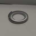 BENECREAT 19.7 Feet 32Gauge Flat Nickel Silver Wire, 8mm Wide Flat Bezel White Copper DIY Bezel Setting Wire for DIY Jewelry Craft Making Gem Wrapping