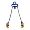 1Ton Barrel Lifting Chain for Plastic & Steel Drums 2204LBS 20in Length, 2 Hooks Chain Drum Lifter Barrel clamp for 30 & 55 Gallon Metal/Plastic Drum Barrel, Fits for Crane, Forklift1T- 2Hooks