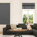 4 Pack Window Insulation for Winter, Fit Max Size 24''X36'', Durable Oxford Fabric and Cotton Filling Window Curtains for Warm Winter, Gray