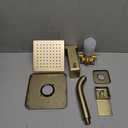 Delta Faucet Velum 14 Series Single-Function Gold Shower Faucet Set, Valve Trim Kit, Shower Handle, Delta Shower Trim Kit, Shower Set, Champagne Bronze T14237-CZ (Valve Not Included)