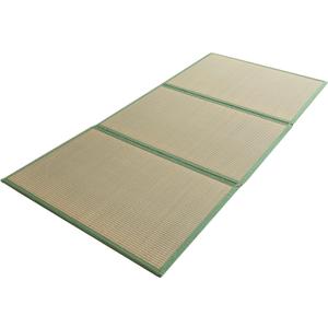 MAXYOYO Japanese Tatami Mat 100% Rush Grass Portable Folding Mat Futon Mattress Firm Traditional Floor Bed 79"x39"x0.47"