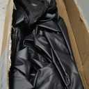 50 Gallon / 200L Rain Barrel, Collapsible Rain Barrels to Collect Rainwater from Gutter with Spigots and Overflow, 500D PVC Portable Rain Water Collection Catching System, Water Catcher Tank (Black)