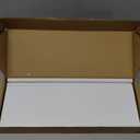 Floating Shelves Wall Mounted Set of 2, Modern White Shelves for Bedroom, Nursery Shelves with Lip, Display Picture Ledge Shelf for Wall Decor Living Room Bathroom Kitchen - White (15.7 In)