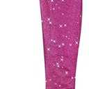 Allegra K Women's Glitter Pointed Toe Stiletto Heel Over the Knee Thigh High Boot 9