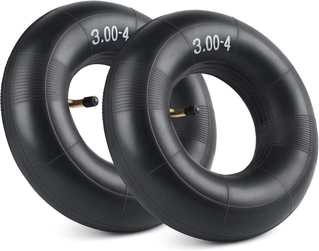 LotFancy 3.00-4 Inner Tube for Razor E300 E300S E325 (Version 1-40) Scooters, Angled Valve, 10"x3" 260x85 Replacement Electric Scooter Tube