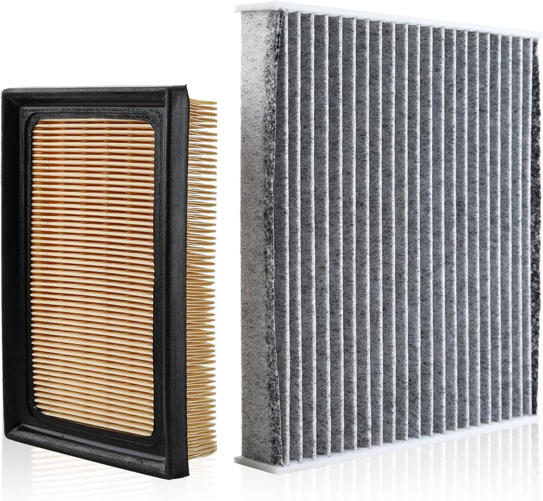 17801-21060 87139-0E040 Engine Air Filter & Cabin Air Filter Fit for Toyota Corolla L4-1.8L(2020-2025) Prius L4-1.8L(2016-2022) Prius AWD-e L4-1.8L(2019-2022)