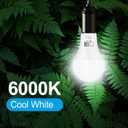 Qualilux Dusk to Dawn Light Bulbs Outdoor 850 Lumen, 60W Equivalent, Daylight Deluxe 6000K, LED 9.5W, A19, E26 Base, 4-Pack, HQ-H010