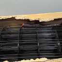 PVC Coated Welded Wire Fence 36" x 50' Roll, 2"x3" Mesh,15GA, Black | Vinyl Coated Mesh, Garden Border, Vegetable Plant Protector, Pet & Dog Enclosure, Chicken Coop Fencing, Plant Protection