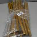 Nisoger 8FT Round Backdrop Stand, Circle Gold Balloon Wedding Arch Frame, Metal Wedding Backdrop With Storage Bag For Parties, Baby Shower, Ceremony and Graduation Decorations