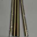 Antique Bronze Curtain Rods for Windows 72 to 144 Inches Adjustable Length Heavy Duty 1" Diameter Window Curtain Rod with Solid Metal Finials for Outdoor Farmhouse Bedroom Kitchen Living Room