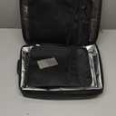 Fireproof Photo Storage Box, Photo Box Organizer with Lock, Collapsible Portable Photo Storage Container with Handle for Photos, Picture, Scrapbook, Art, Craft Black