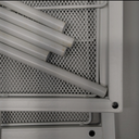 White Metal Racks with Metal Stands 17*12.5 in