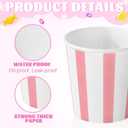 Zeyune 500 Pieces 5 oz Ice Cream Cups Disposable Bulk Ice Cream Bowls Yogurt Dessert Cups Disposable Soup Bowls for Snack Hot or Cold Food, Wedding Baby Shower Birthday Party Supplies, 10 Colors
