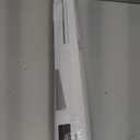 LazBlinds No Drill Zebra Blinds for Windows 35" W x 48" H, White