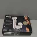 Braun Epilator Silk-pil 9 9-030 with Flexible Head, Facial Hair Removal for Women and Men, Hair Removal Device, Shaver & Trimmer, Cordless, Rechargeable, Wet & Dry, Beauty Kit with Body Massage Pad
