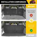 Trunk Mat & Backrest Mat for 2018-2024 Ford Expedition/Lincoln Navigator Cargo Mat(Not for Max or L Models), Rear Seat Back Cover Cargo Liner Only for 18-24 Expedition/Navigator Accessories
