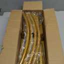 UDEAR 6.6FT Metal Arch Backdrop Stand, for Wedding Backgrounds Climbing Plants Event Decorations Outdoor Ceremonies, Gold