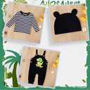 Baby Boys Clothes 3pcs Halloween Thanksgiving Christmas Outfits 0-18M