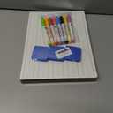 6pack Dry Erase Board 9"x12"with Lines and Blank Surface Learning,Math,Writing Teacher & Homeschool Supplies Mini Whiteboard Erasers Included Colors pens