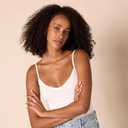 Amazon Essentials Women's Slim-Fit V-Neck Cami, Pack of 4, Size Small