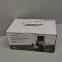 Rotary Cheese Grater, Cheese Grater Hand Crank with 3 Interchangeable Blades, Manual Cheese Shredder with Strong Suction Base, Easy to Use and Clean, Blue