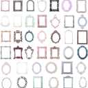 40pcs Junk Journal Stickers,Scrapbook Frames,Scrapbook Embellishments,Vintage Scrapbook Window Frames Cutout,Photo Scrapbook Decorative Paper for DIY Scrapbooking Junk Journal Crafts Album