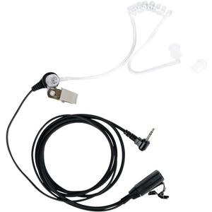 Caroo 1 Pin 2.5mm Earpiece Headset with PTT Mic Compatible with Motorola Talkabout MH230R MR350R T200 T200TP T260 Two Way Radio Accessories with Covert Acoustic Tube (2 Packs)