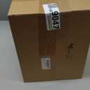 3 Pcs Rattan Bathroom Accessories Set Wicker Handwoven Trash Can Basket Waste Paper Basket Square Tissue Box Holder Toilet Vanity Tray for Kitchen Office Organizer Decorative (Natural)