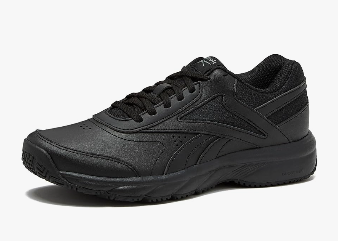 Reebok Work N Cushion Non Slip Work Shoes for Men, Black or White Safety Sneakers Size 11