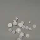 12PCS Silicone Bathtub Jet Covers, Waterproof Hole Plugs for 12mm, 15mm, 17mm, 19mm, 21mm, 23mm Tubes - Includes 2PCS of Each Size, Durable & Easy to Install Bath Tub Plug Set (White)