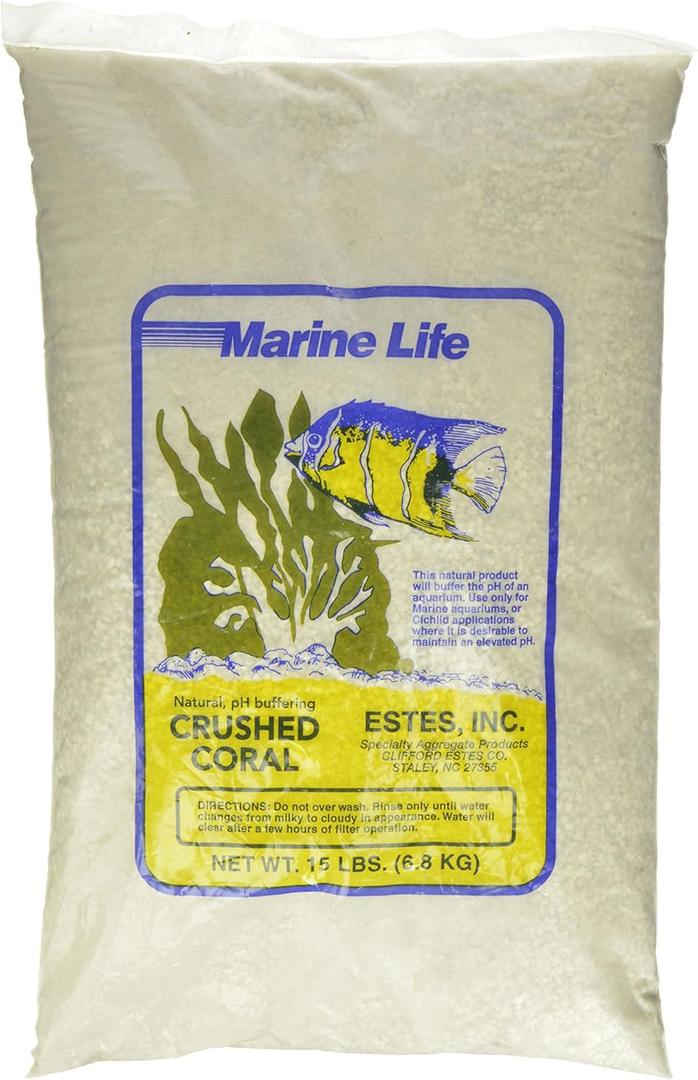 Estes Gravel Products AES51510 Este Crushed Coral for Aquarium, 15-Pound