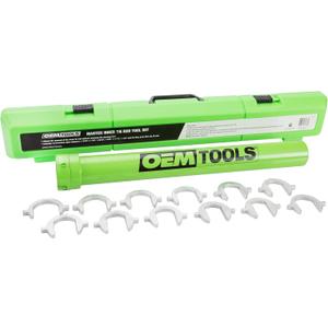 OEMTOOLS 27178 Inner Tie Rod Removal Tool Set, Remove and Install Without Rack Disassembly, Inner Tie Rod Tool Fits Most Cars, Trucks, and SUVs, SAE and Metric Crowfoot Adapters