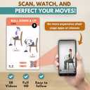 Chair Yoga for Seniors Over 60 70 Exercise Cards with Videos & Workout Plan Includes 5-Week Challenge, Ebook, Chart & 2 Rings for Easy Organization Weight Loss Guide for Women & Men